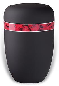 Urnwebshop Design Urn met Decoratieband Rozenpracht (4 liter)