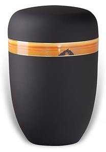 Urnwebshop Design Urn met Decoratieband Avondzon (4 liter)