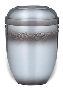 Urnwebshop Design Urn met klassieke blader sierband (4 liter)
