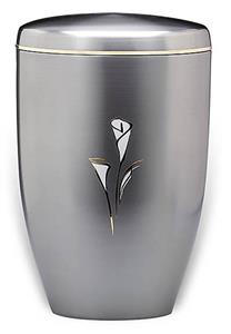 Urnwebshop Design Urn Metalic Lelie (4.8 liter)