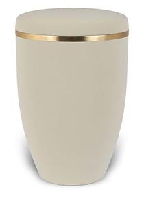 Urnwebshop Design Urn Matwit Gouden Sierrand (4.8 liter)