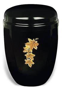 Urnwebshop Design Urn met gouden bladmotief (4 liter)