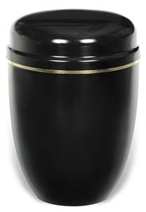 Urnwebshop Design Urn met gouden sierrand (4 liter)
