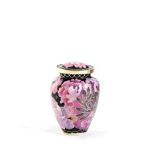 Urnwebshop Elite Floral Blush Cloisonne mini Urn (0.11 liter)