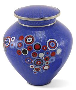 Urnwebshop Opulence Blue Cloisonne Urn (3.5 liter)