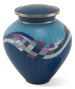 Urnwebshop Opulence Teal Cloisonne Urn (3.5 liter)