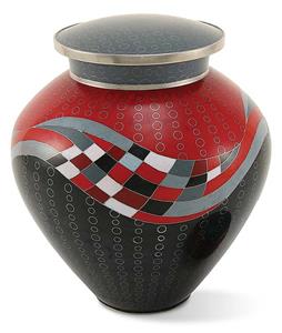 Urnwebshop Opulence Red Cloisonne Urn (3.5 liter)