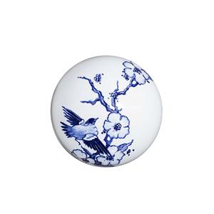 Urnwebshop Delfts Blauwe Mini Urn Pebble Free as a Bird (0.18 liter)