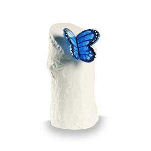 Urnwebshop Kunsthars Mini Urn Blauwe Vlinder (0.15 liter)