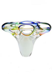 Urnwebshop Kristalglazen 3D Earth Urn (0.26 liter)