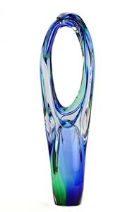 Urnwebshop Kristalglazen 3D Embrace Urn (0.65 liter)