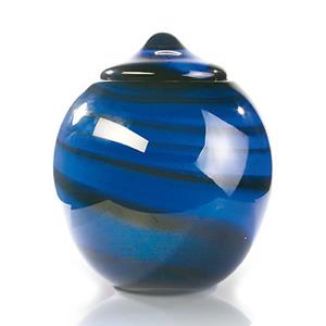 Urnwebshop Grote Glazen Urn Osiris Tweekleurig (3.5 liter)