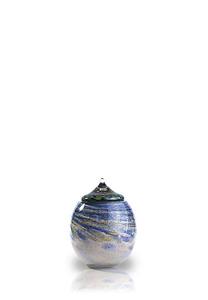 Urnwebshop Glazen Mini Urn Osiris Windekind (0.2 liter)