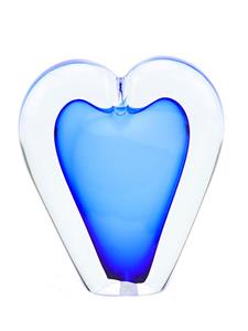 Urnwebshop Kristalglazen 3D Mini Hart Urn Blauw (0.05 liter)