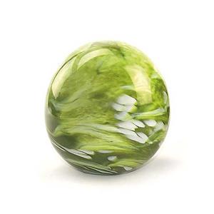 Urnwebshop Kleine Kristalglazen Bol Urn Elan Marble Green (0.5 liter)