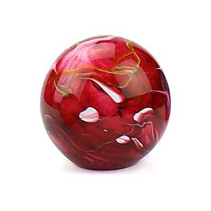 Urnwebshop Kleine Kristalglazen Bol Urn Elan Marble Red (0.5 liter)