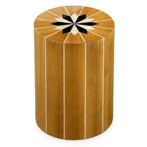 Urnwebshop Cilinder Urn Pisa Aquarama Teak (6 liter)