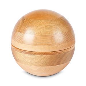 Urnwebshop Grote Eiken Bol Urn Naturel (3 liter)