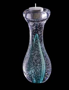 Urnwebshop Kristalglazen Tiffany Blue Stardust Kandelaar Urn (0.06 liter)