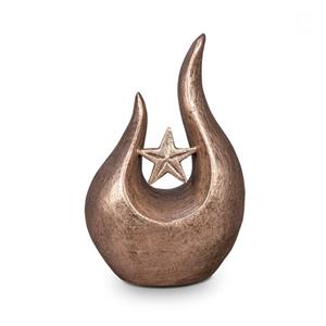 Urnwebshop Grote Keramische Fuego Urn Ster (2.7 liter)