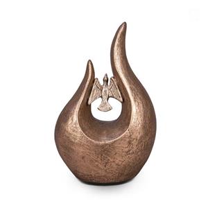 Urnwebshop Grote Keramische Fuego Urn Vogel (2.7 liter)