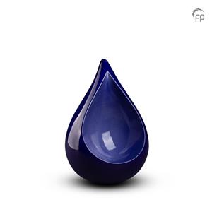 Urnwebshop Keramische Celest Mini Traan Urn Blauw (0.4 liter)