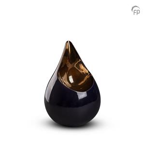 Urnwebshop Keramische Celest Mini Traan Urn Paars - Koper (0.4 liter)