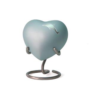 Urnwebshop Aria Dolphin Hart Urn, inclusief Standaard (0.11 liter)