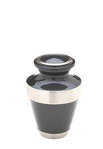 Urnwebshop Messing Mini Urn Shiny Black (0.075 liter)