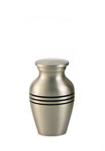 Urnwebshop Classic Pewter Mini Urn (0.11 liter)