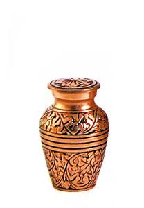 Urnwebshop Oak Copper Mini Urn (0.08 liter)