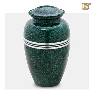 Urnwebshop Grote LoveUrns Urn Klassiek Gespikkeld Emerald (3.4 liter)
