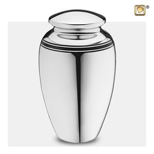 Urnwebshop Zilveren LoveUrns Art Deco Urn (3.5 liter)