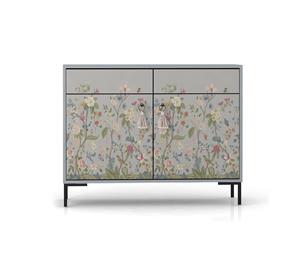 Dressoir Miquel Grey Flowers |