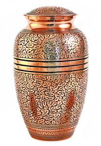 Urnwebshop Grote Messing Oak Copper Urn (3.1 liter)