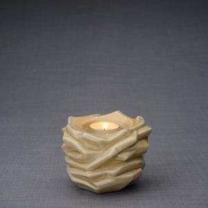 Urnwebshop Keramische Mini Urn De Christus Light Sand (0.4 liter)