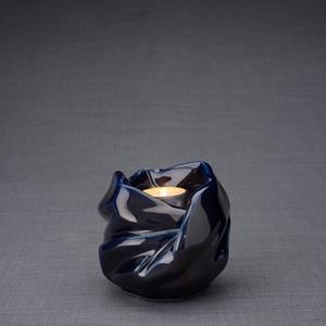 Urnwebshop Keramische Mini Urn Holy Mother Cobalt Metallic (0.48 liter)