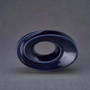 Urnwebshop Keramische Mini Urn Passage Cobalt Metallic (0.45 liter)