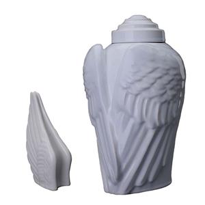 Urnwebshop Art Urnen Voordeelset Wings White (3.1 en 0.22 liter)