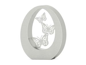 Urnwebshop RVS Oval Butterflies Duo Urn (7 liter)