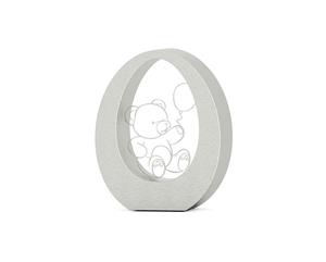 Urnwebshop Kleine RVS Oval Terrybear Urn (0.9 liter)