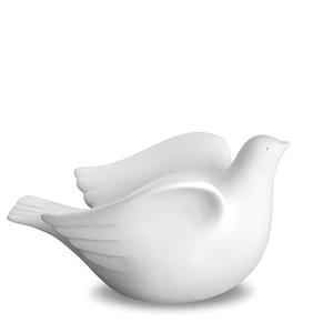 Urnwebshop Grote LoveUrns Soulbird urn Witte Duif (2.9 liter)