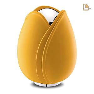 Urnwebshop Grote LoveUrns Tulp Urn Geel (5.3 liter)