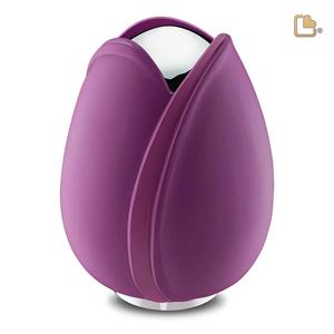 Urnwebshop Grote LoveUrns Tulp Urn Paars (5.3 liter)