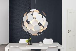 Invicta Interior Hanglamp Infinity Wit/Zilver 70cm - 36227