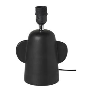 Xenos Lampvoet keramiek - zwart - 25.5x17x12 cm