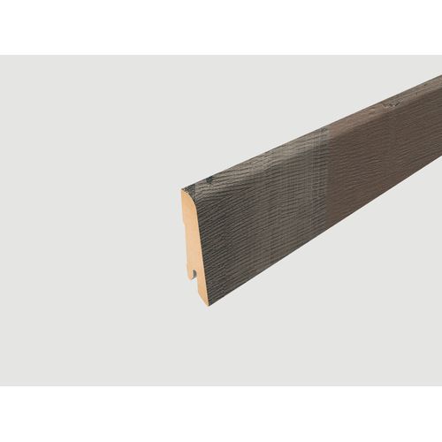 EGGER Sockelleiste 'L355' Dimas Wood silber 2400 x 60 x 17 mm