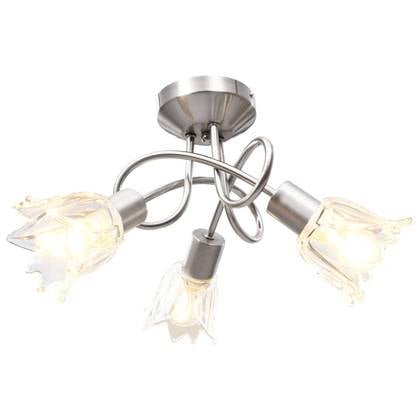 bonnevie Deckenleuchte Glas-Lampenschirme für 3 E14 Glühlampen Vidaxl Transparent