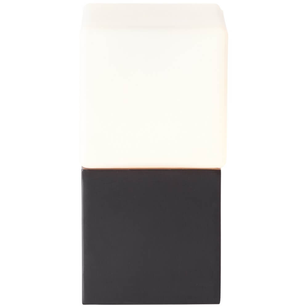 Brilliant Lampe Twisty Tischleuchte 11cm schwarz/weiß Metall/Kunststoff schwarz 1x QT14, G9, 33 W - schwarz