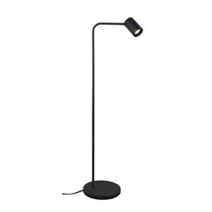 Artdelight Vloerlamp Megano 1 lichts H 135 cm zwart